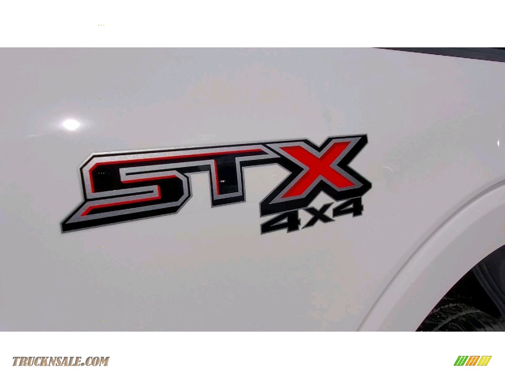 2021 F150 STX SuperCab 4x4 - Oxford White / Black photo #9