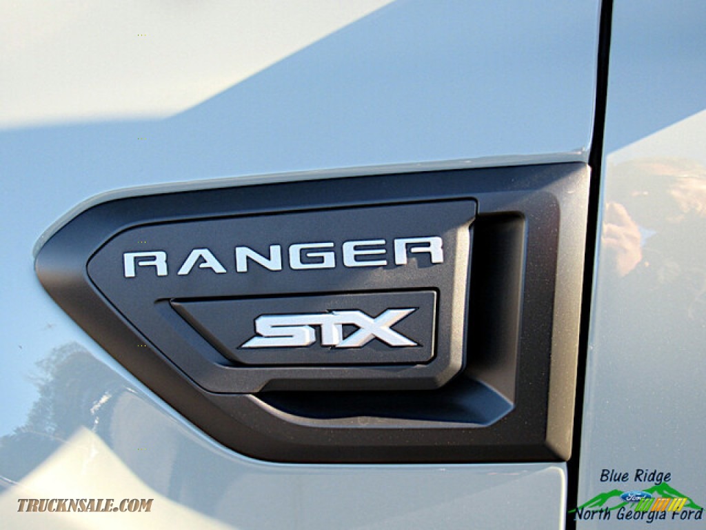 2021 Ranger STX SuperCab 4x4 - Cactus Gray Metallic / Ebony photo #28