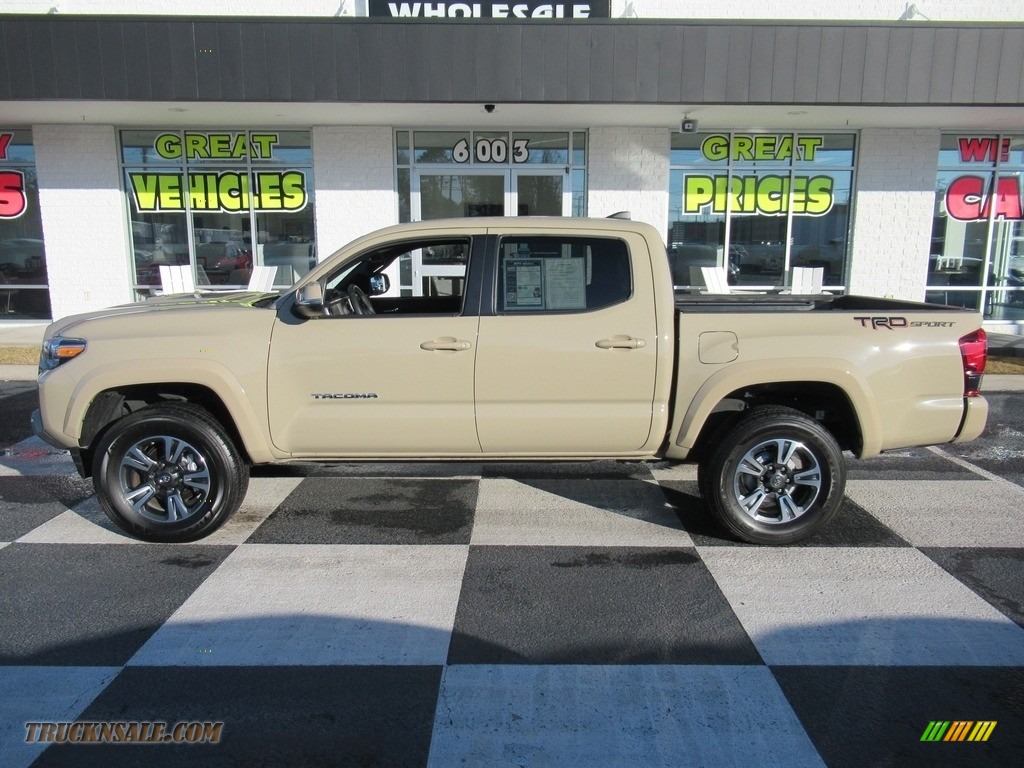 Quicksand / Cement Gray Toyota Tacoma TRD Sport Double Cab