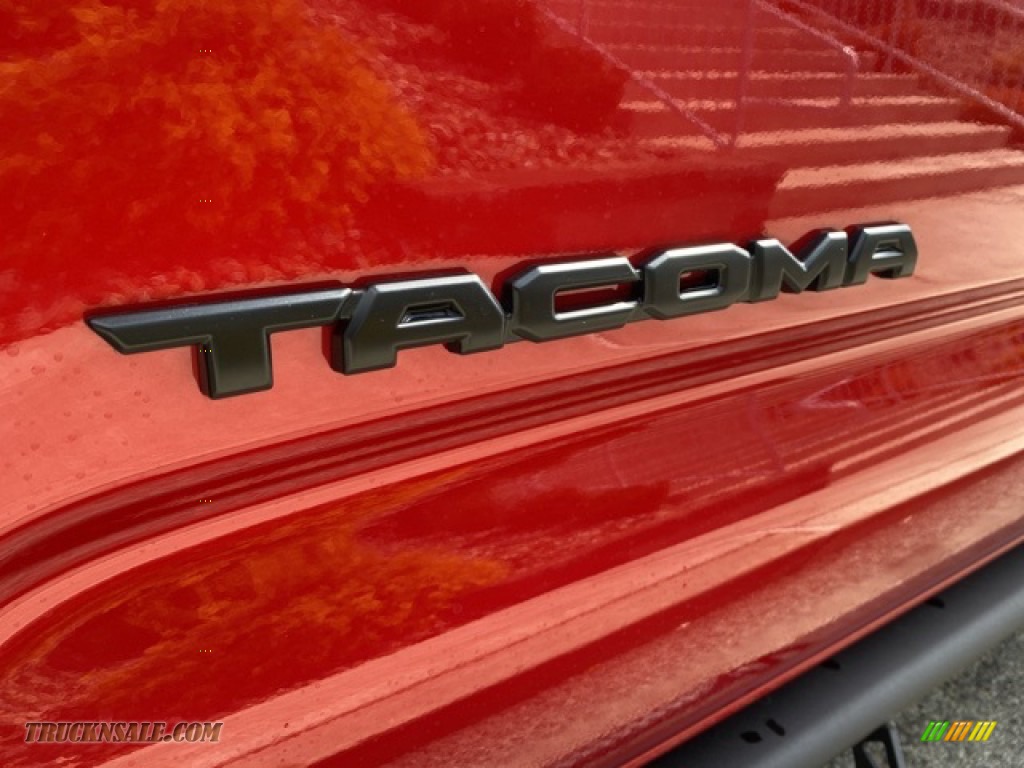 2021 Tacoma TRD Sport Double Cab 4x4 - Barcelona Red Metallic / TRD Cement/Black photo #26