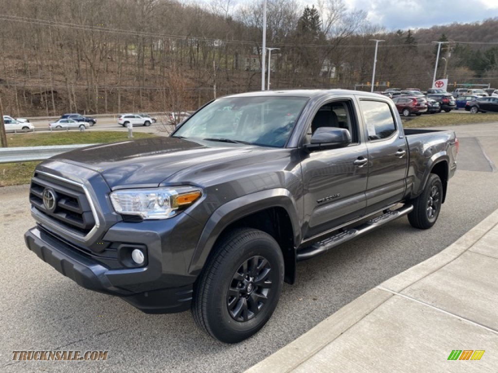 2021 Tacoma SR5 Double Cab 4x4 - Magnetic Gray Metallic / Cement photo #11
