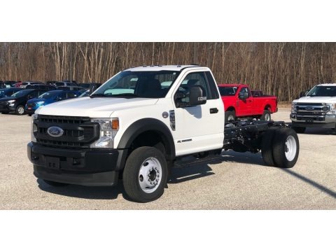 Oxford White 2020 Ford F550 Super Duty XL Regular Cab Chassis