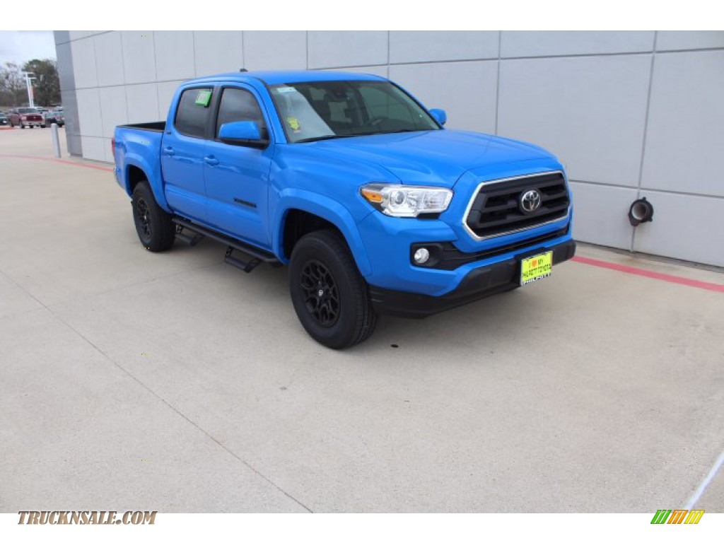 2021 Tacoma SR5 Double Cab - Voodoo Blue / Cement photo #2