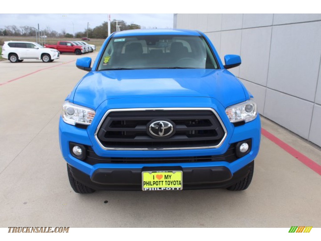 2021 Tacoma SR5 Double Cab - Voodoo Blue / Cement photo #3