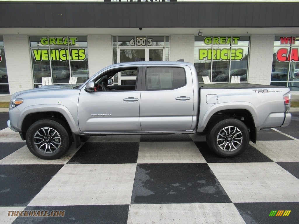 Silver Sky Metallic / Cement Toyota Tacoma TRD Sport Double Cab