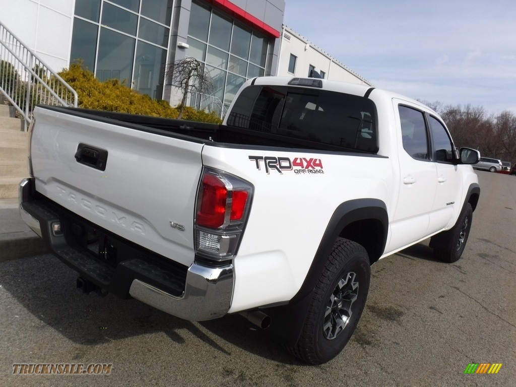 2021 Tacoma TRD Off Road Double Cab 4x4 - Super White / TRD Cement/Black photo #17