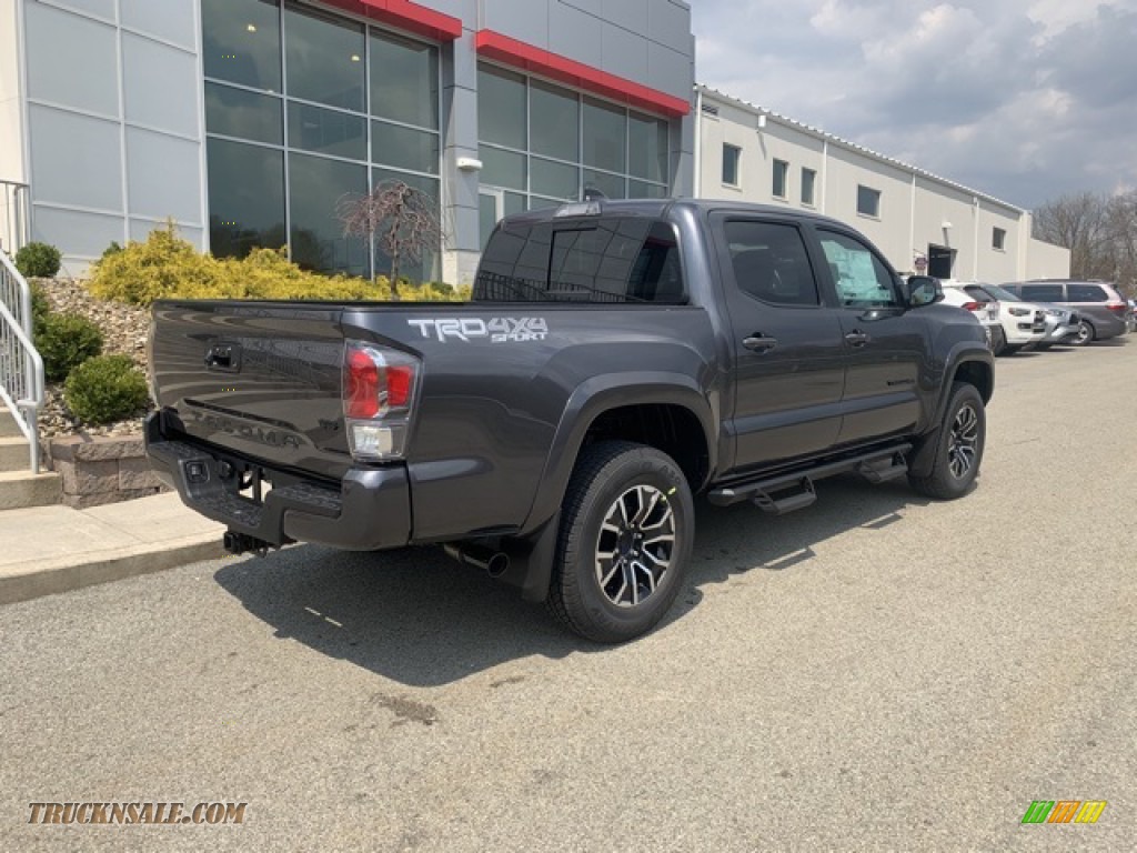 2021 Tacoma TRD Sport Double Cab 4x4 - Magnetic Gray Metallic / TRD Cement/Black photo #6