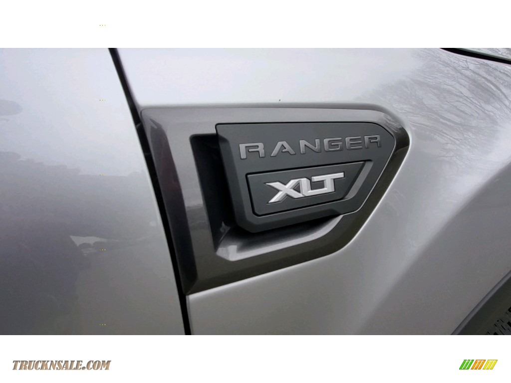 2021 Ranger XLT SuperCrew 4x4 - Iconic Silver Metallic / Ebony photo #25