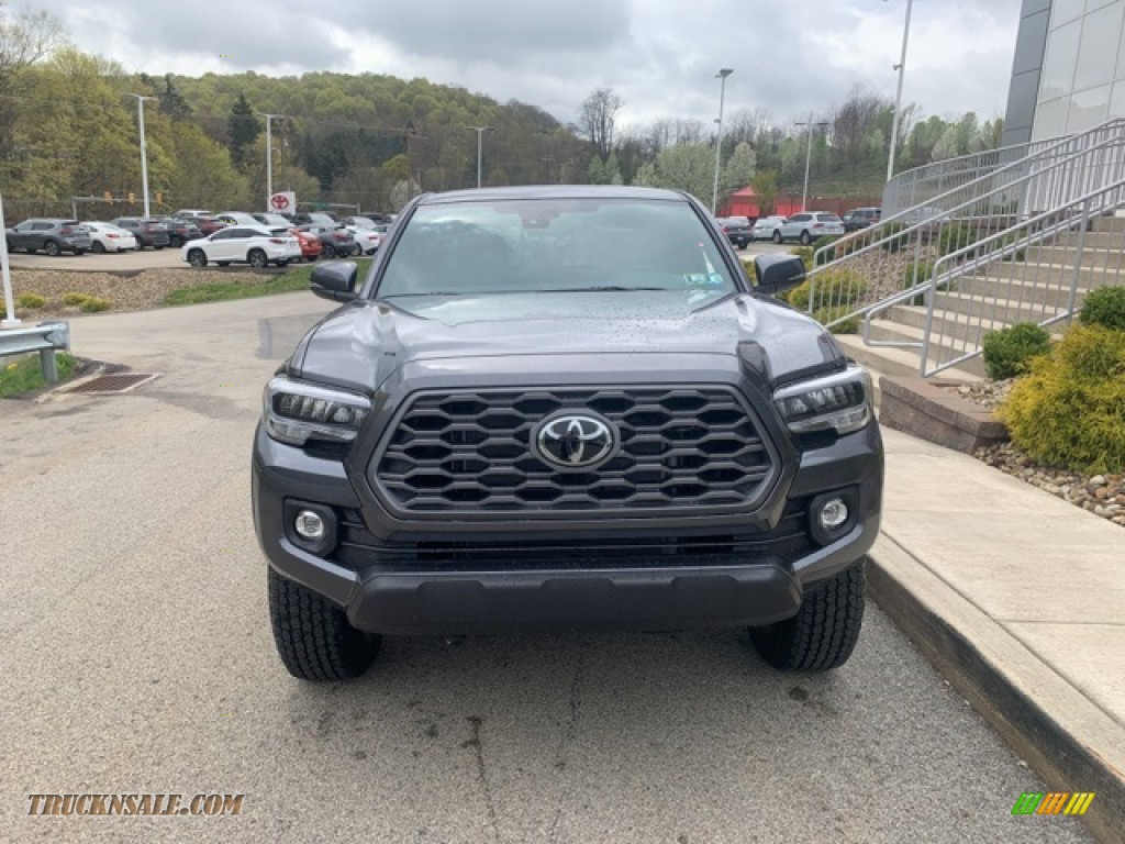 2021 Tacoma TRD Off Road Double Cab 4x4 - Magnetic Gray Metallic / Cement photo #11