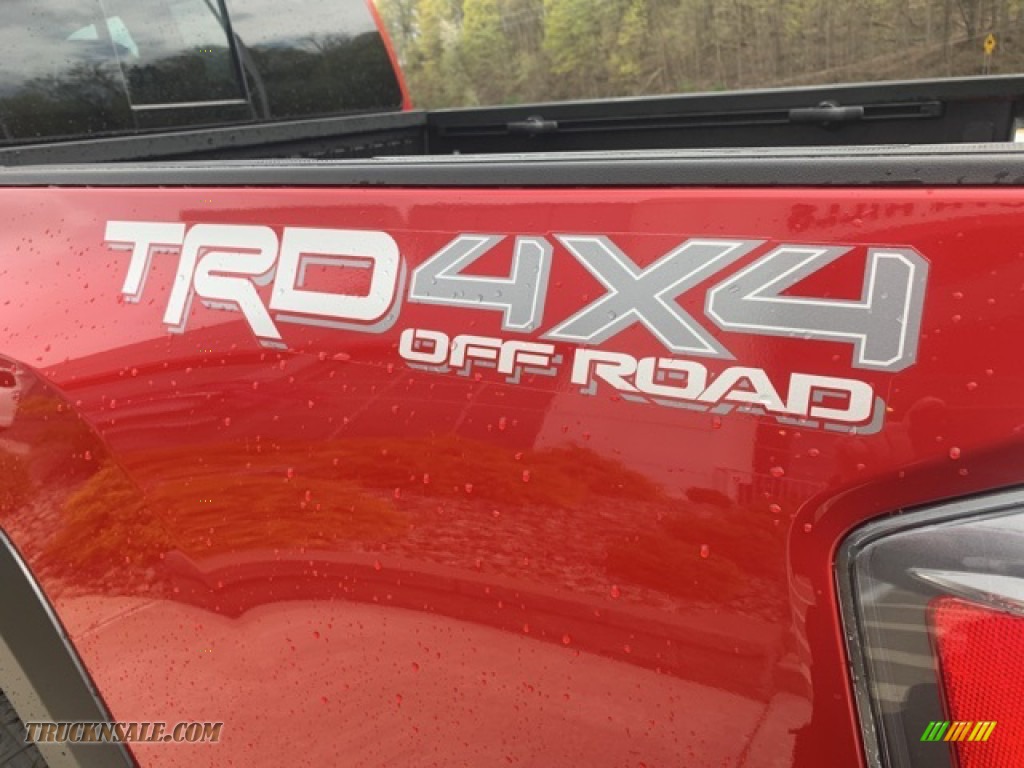 2021 Tacoma TRD Off Road Double Cab 4x4 - Barcelona Red Metallic / TRD Cement/Black photo #23