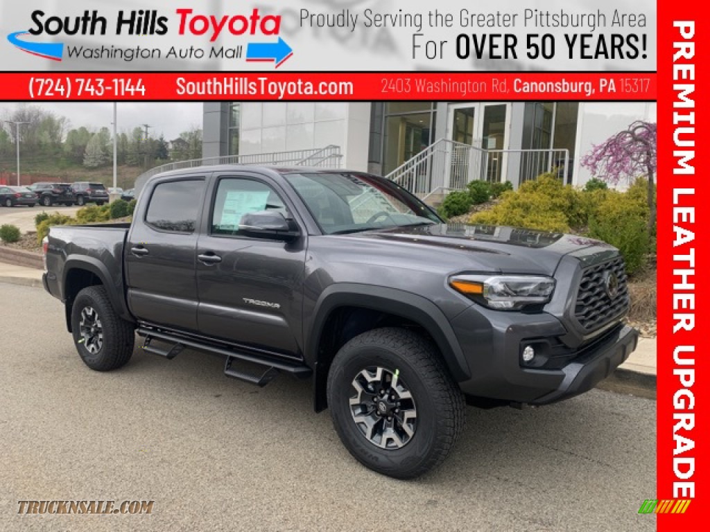 2021 Tacoma TRD Off Road Double Cab 4x4 - Magnetic Gray Metallic / Black photo #1