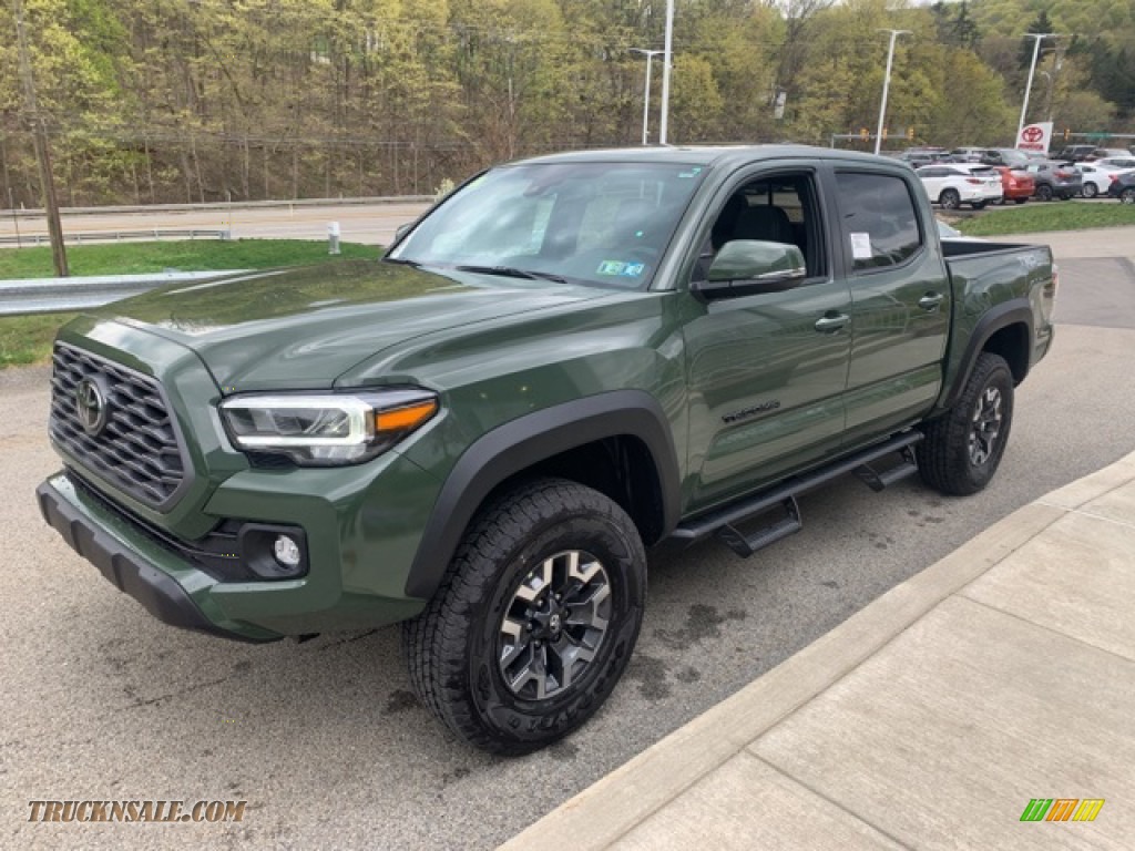 2021 Tacoma TRD Off Road Double Cab 4x4 - Army Green / Black photo #14