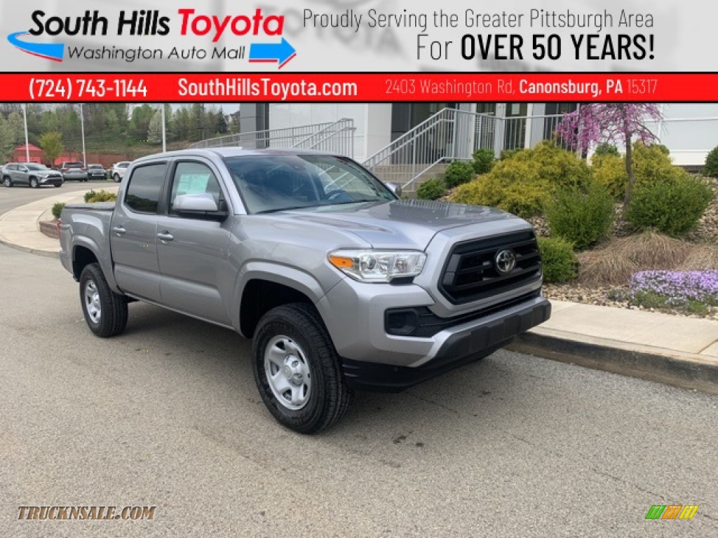 2021 Toyota Tacoma Sr Double Cab 4x4 In Silver Sky Metallic For Sale