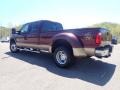Ford F350 Super Duty Lariat Crew Cab 4x4 Dually Vermillion Red photo #11