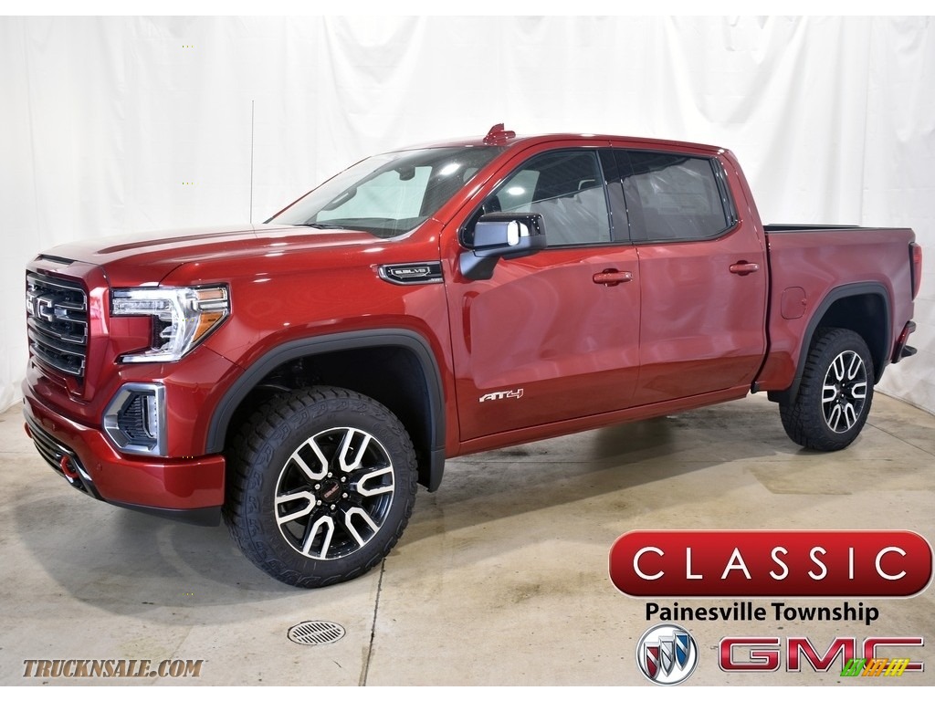 2021 Sierra 1500 AT4 Crew Cab 4WD - Cayenne Red Tintcoat / Jet Black photo #1