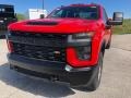 Chevrolet Silverado 3500HD Work Truck Extended Cab 4x4 Chassis Red Hot photo #1