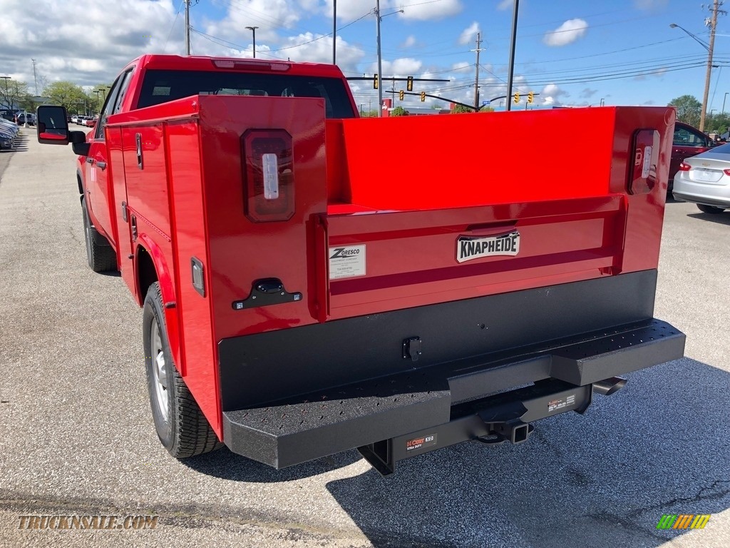 2021 Silverado 3500HD Work Truck Extended Cab 4x4 Chassis - Red Hot / Jet Black photo #4