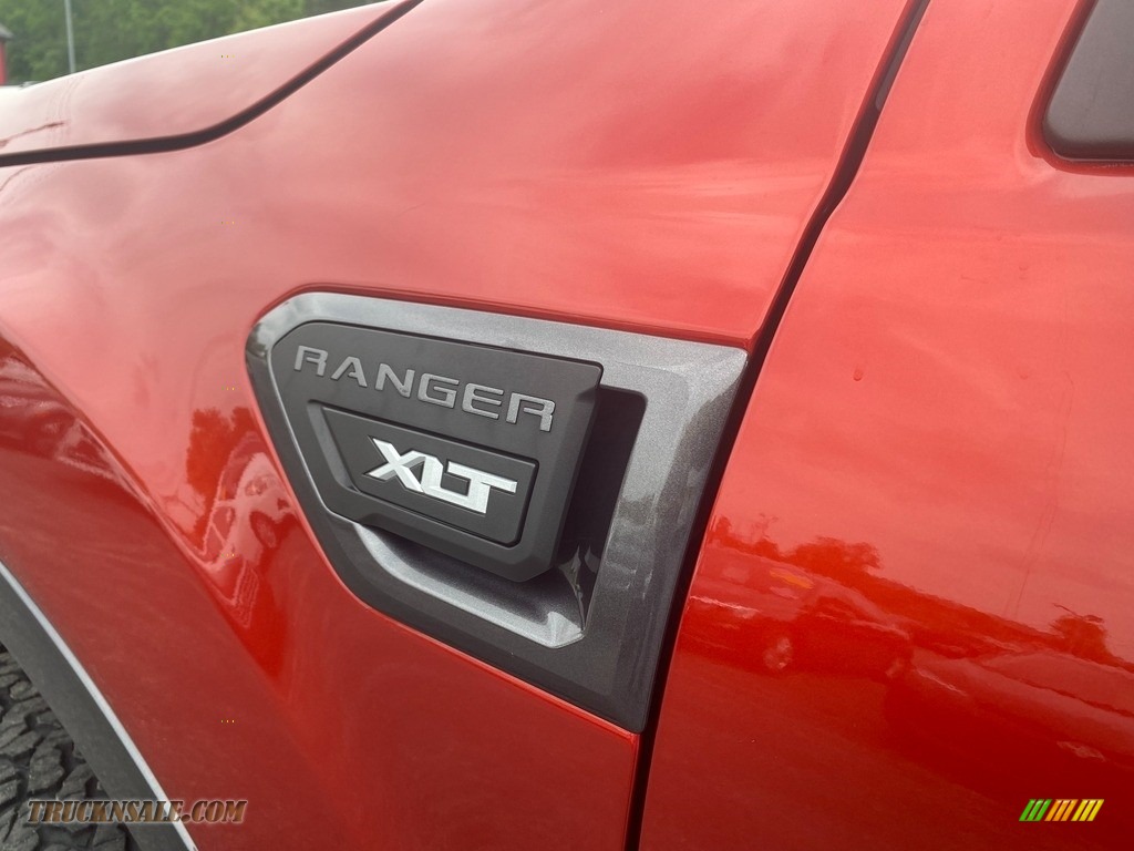 2019 Ranger XLT SuperCrew 4x4 - Hot Pepper Red Metallic / Ebony photo #38