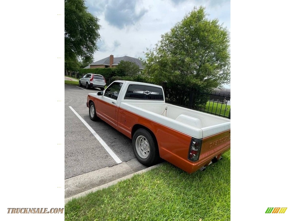 Custom Orange / Saddle Chevrolet S10 Regular Cab