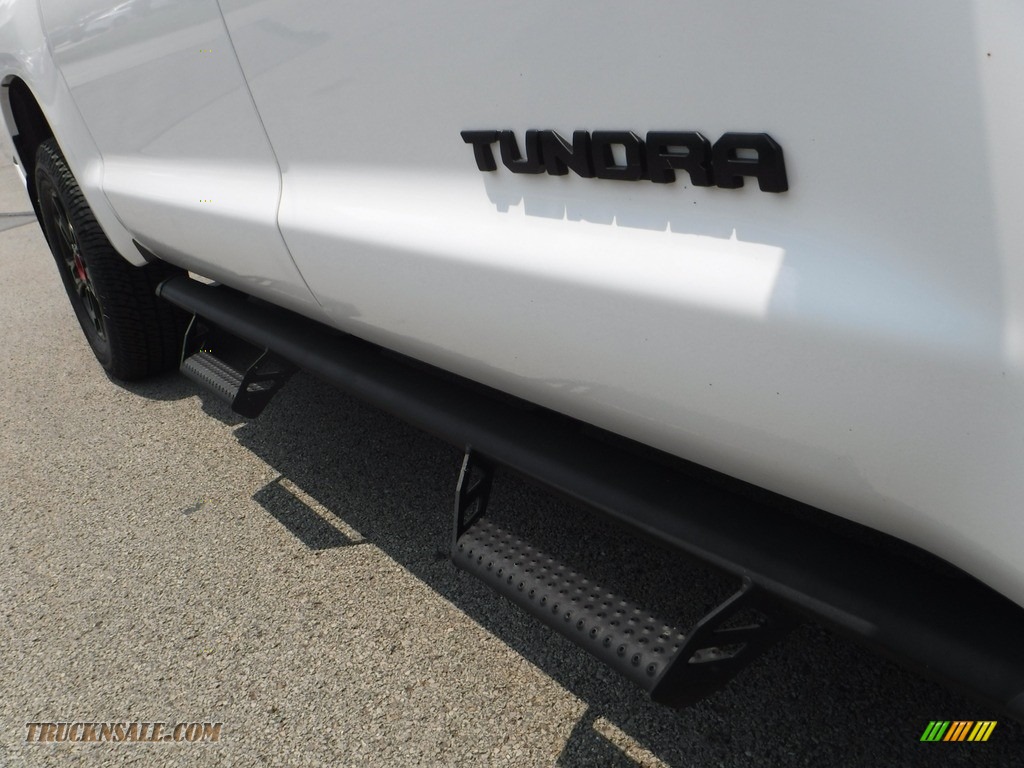 2019 Tundra TRD Pro CrewMax 4x4 - Super White / TRD Pro Black w/Red Accent photo #12