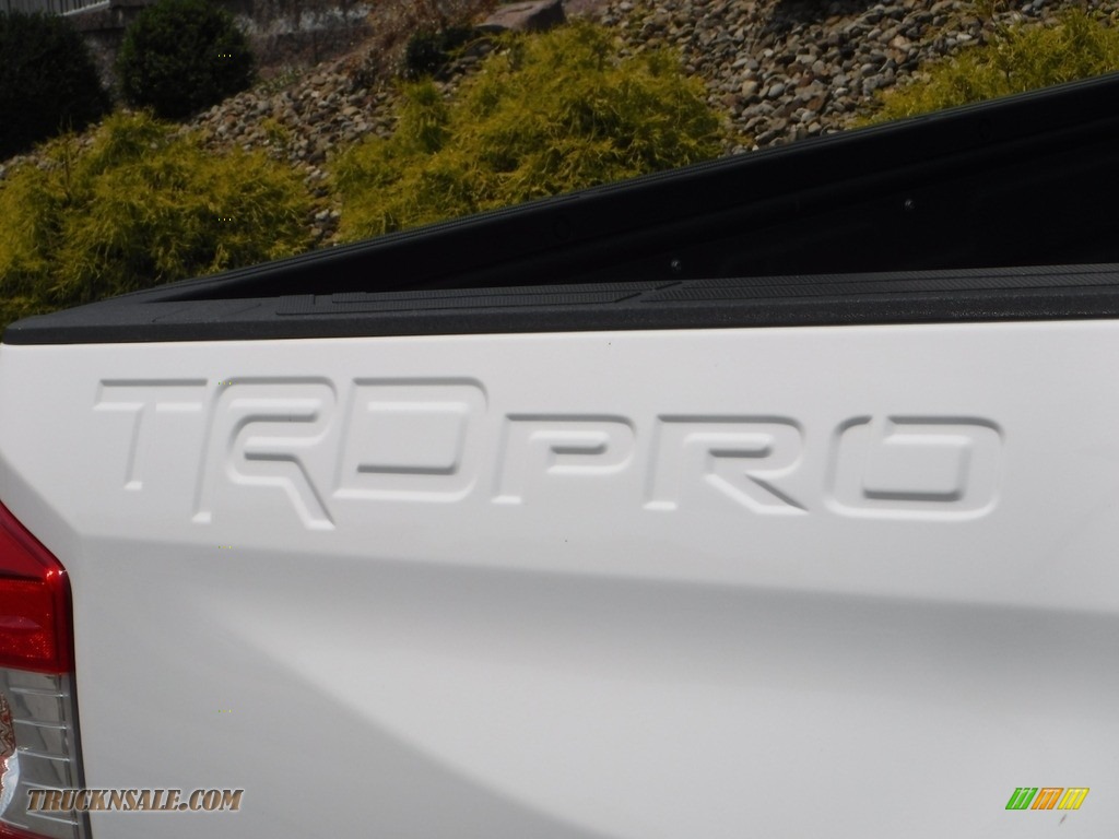 2019 Tundra TRD Pro CrewMax 4x4 - Super White / TRD Pro Black w/Red Accent photo #13