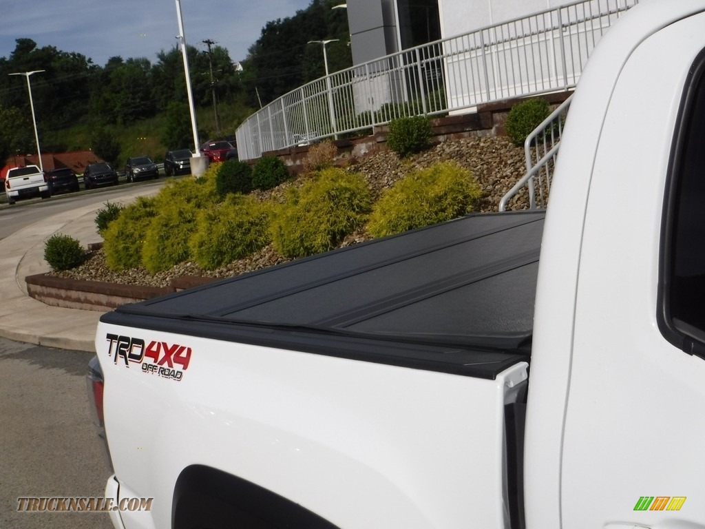 2020 Tacoma TRD Off Road Double Cab 4x4 - Super White / TRD Cement/Black photo #11