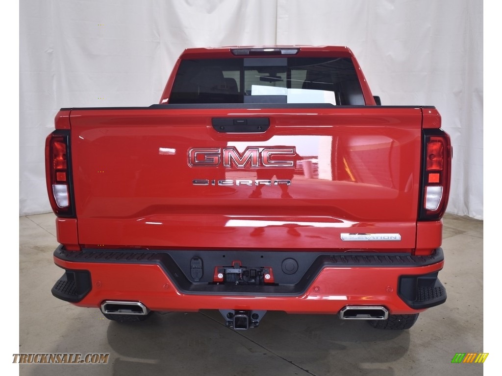 2021 Sierra 1500 Elevation Double Cab 4WD - Cardinal Red / Jet Black photo #3