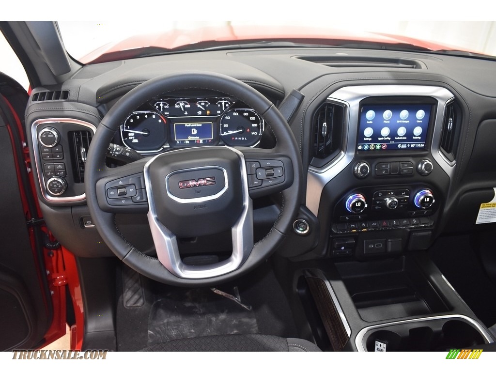 2021 Sierra 1500 Elevation Double Cab 4WD - Cardinal Red / Jet Black photo #11