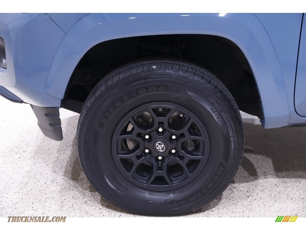 2019 Tacoma SR5 Double Cab 4x4 - Cavalry Blue / Cement Gray photo #19