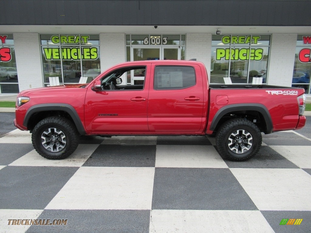 Barcelona Red Metallic / Black Toyota Tacoma TRD Off Road Double Cab 4x4