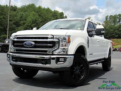 Star White 2021 Ford F250 Super Duty Lariat Crew Cab 4x4 Tremor Package