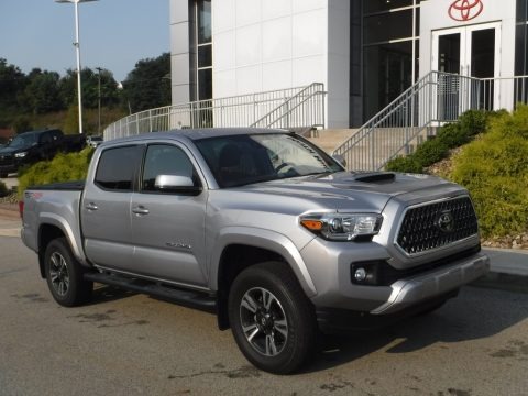 Silver Sky Metallic 2018 Toyota Tacoma TRD Sport Double Cab 4x4
