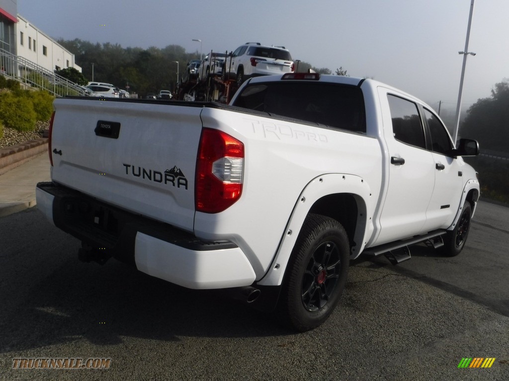 2020 Tundra TRD Pro CrewMax 4x4 - Super White / Black photo #20