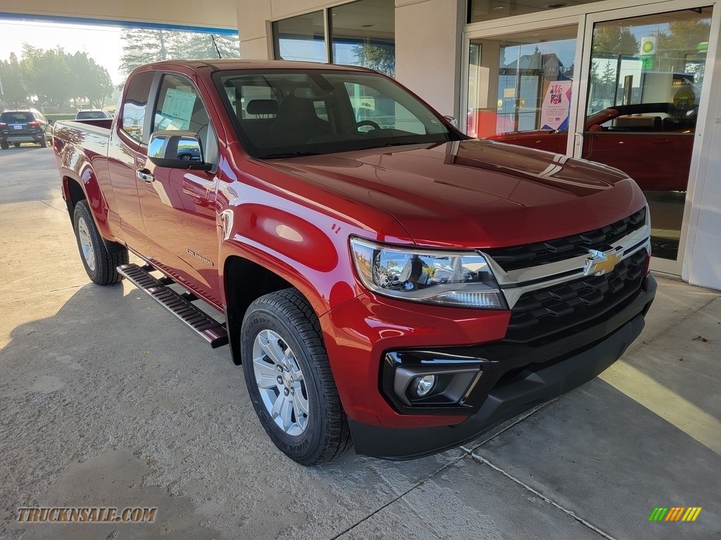 2022 Colorado LT Extended Cab - Cherry Red Tintcoat / Jet Black photo #2