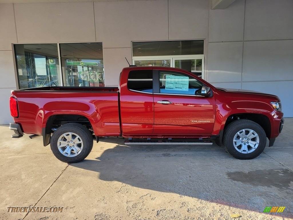 2022 Colorado LT Extended Cab - Cherry Red Tintcoat / Jet Black photo #3