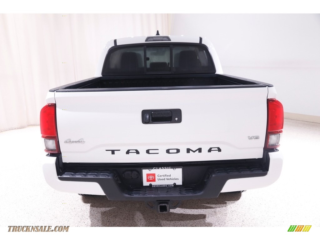 2021 Tacoma SR5 Double Cab 4x4 - Super White / Cement photo #16