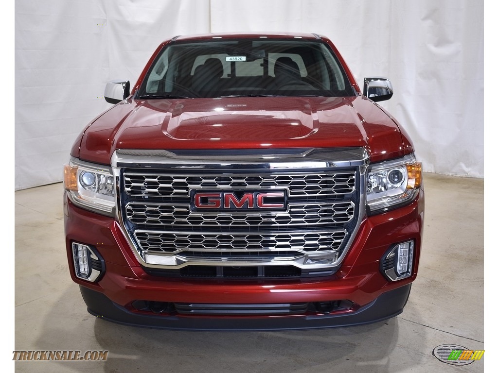 2022 Canyon Denali Crew Cab 4WD - Cayenne Red Tintcoat / Cocoa/­Dark Atmosphere photo #4