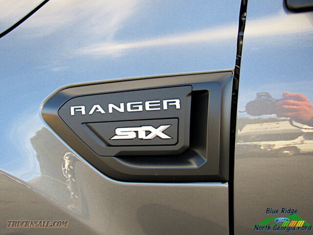 2021 Ranger STX SuperCrew 4x4 - Carbonized Gray Metallic / Ebony photo #30