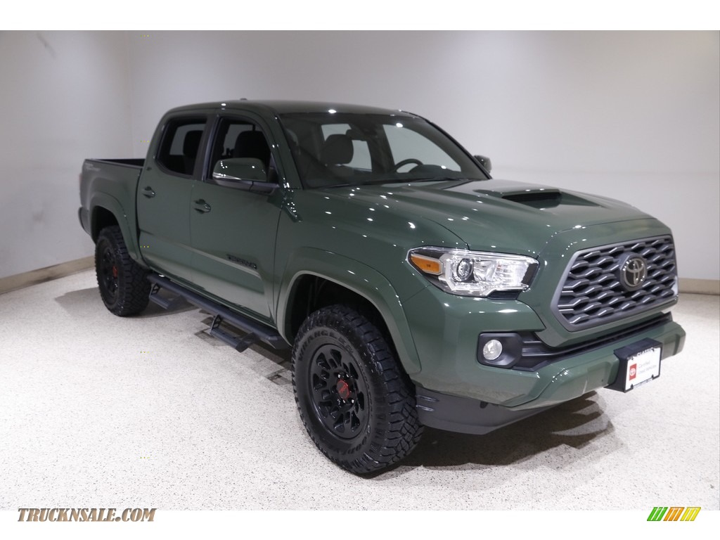 Army Green / TRD Cement/Black Toyota Tacoma TRD Sport Double Cab