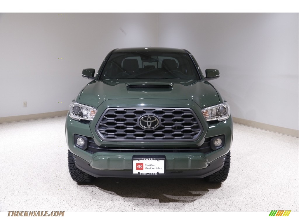 2021 Tacoma TRD Sport Double Cab - Army Green / TRD Cement/Black photo #2