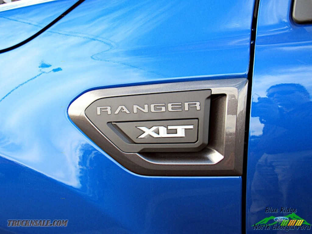 2020 Ranger XLT SuperCrew 4x4 - Lightning Blue / Ebony photo #31