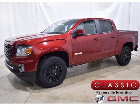 Cayenne Red Tintcoat 2021 GMC Canyon Elevation Crew Cab 4WD