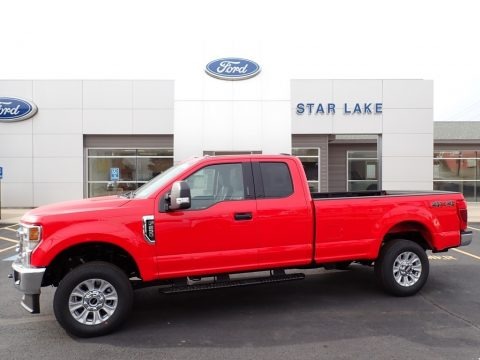 Race Red 2022 Ford F250 Super Duty XLT SuperCab 4x4