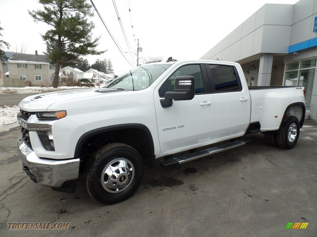 2022 Silverado 3500HD LT Crew Cab 4x4 - Summit White / Jet Black photo #1