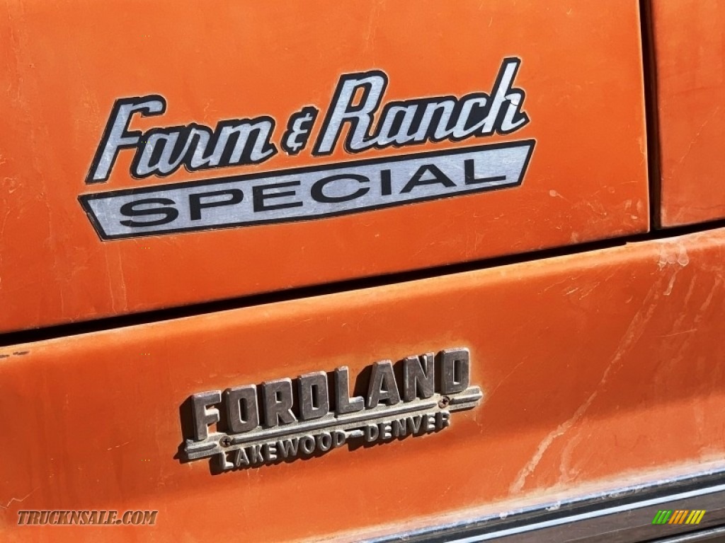 1969 F100 Custom Farm and Ranch Special Regular Cab 4x4 - Cordova / Parchment photo #10
