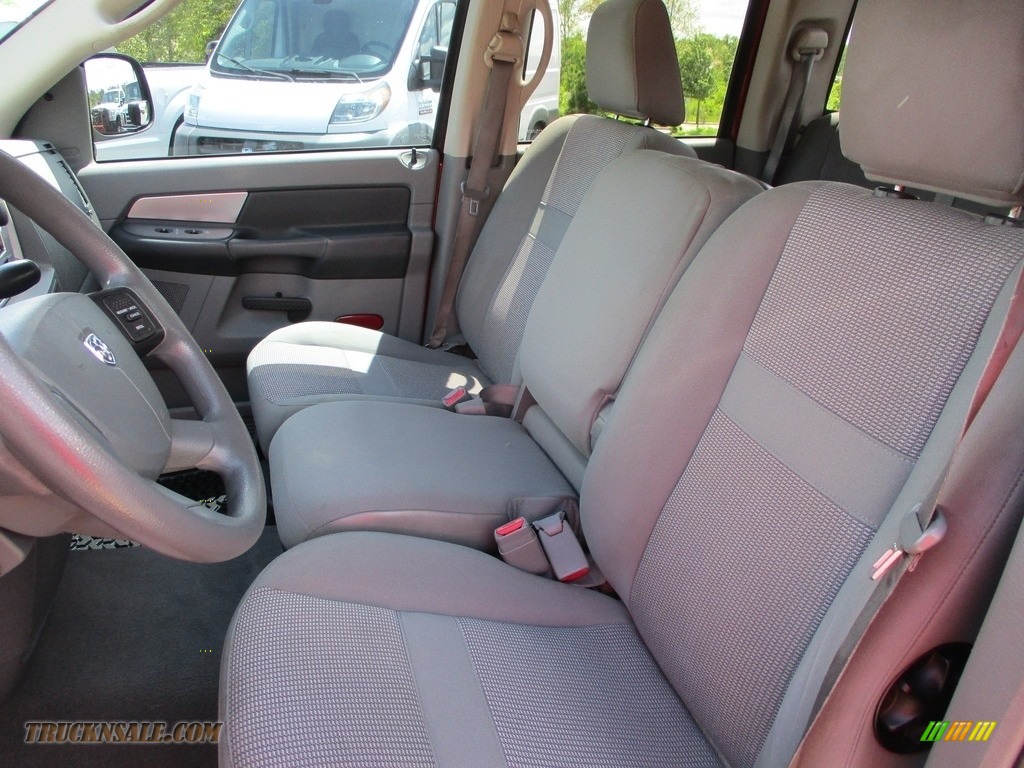 2007 Ram 1500 SLT Quad Cab 4x4 - Inferno Red Crystal Pearl / Medium Slate Gray photo #8