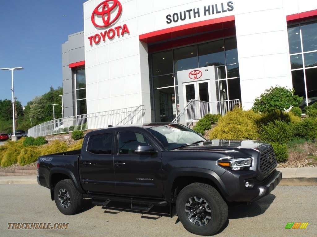 2020 Tacoma TRD Off Road Double Cab 4x4 - Magnetic Gray Metallic / TRD Cement/Black photo #2