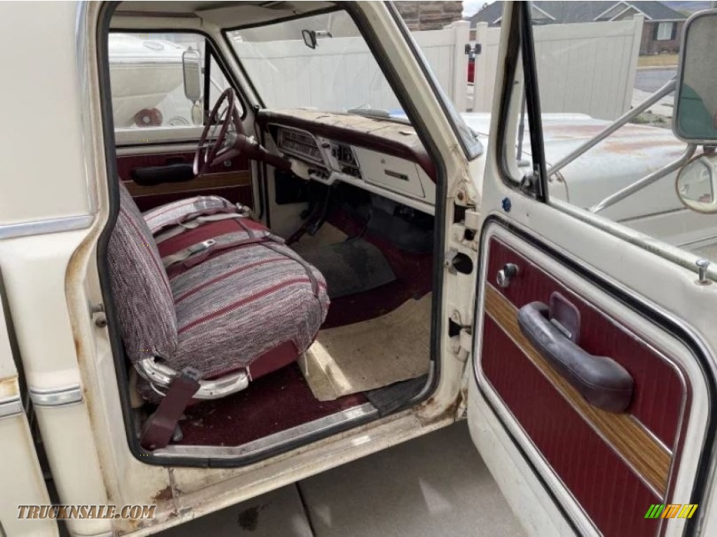 1969 F250 Camper Special Regular Cab - Wimbledon White / Red photo #7