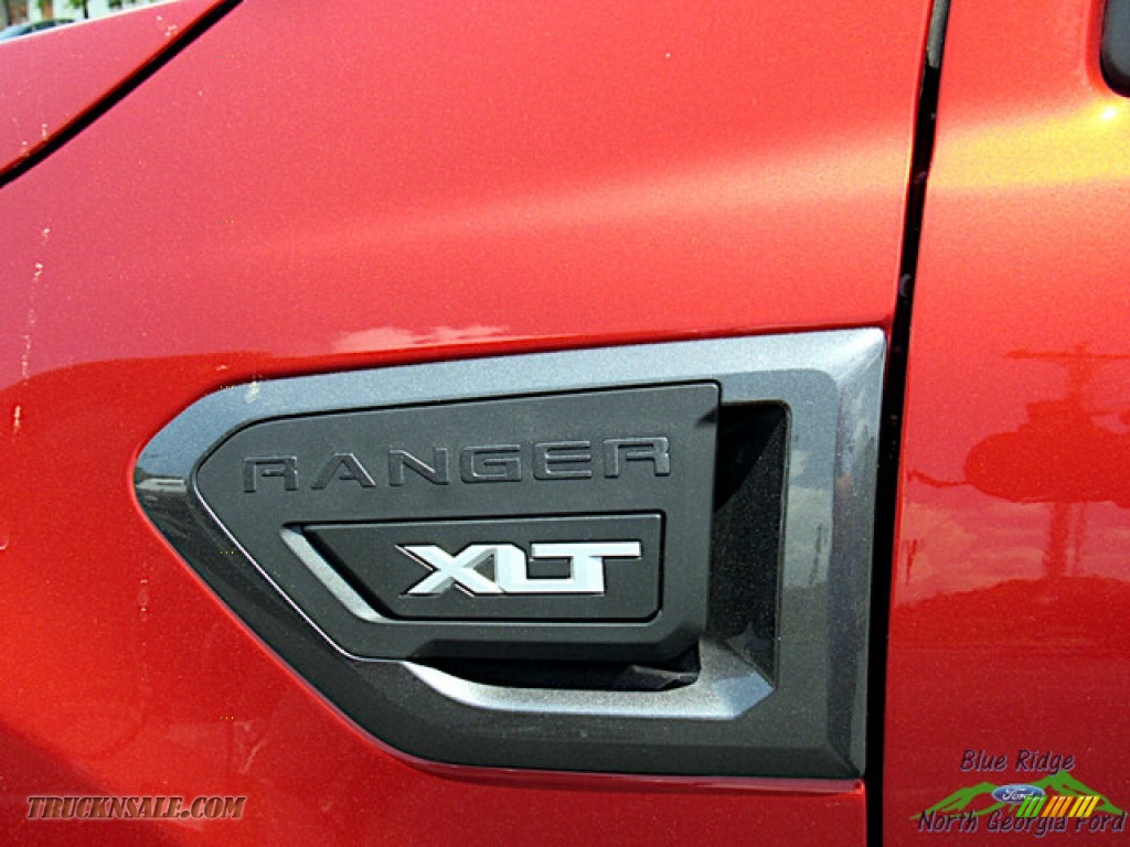 2022 Ranger XLT SuperCrew 4x4 - Hot Pepper Red Metallic / Medium Stone photo #28
