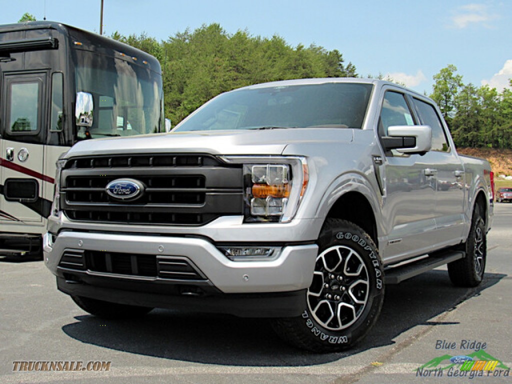 Iconic Silver / Black Ford F150 Lariat SuperCrew 4x4